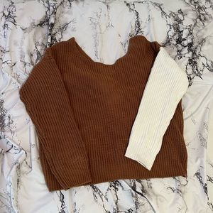 Knot-back Sweater